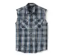 Men's V-Twin Equipped Plaid Blowout - Plaid - Ghost Gray & EnsignBlue