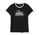 Women's Hug A Harley Ringer Tee - Harley Black