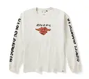 Men's Dickies x H-D Heavyweight Long Sleeve Eagle Tee - Silver Birch