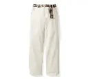Women's Dickies x H-D Flex Fit Double Pocket Carpenter Pant with Flame Belt - Silver Birch