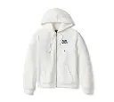 Women's Willie G Skull Full Zip Fleece Hoodie - Cloud Dancer