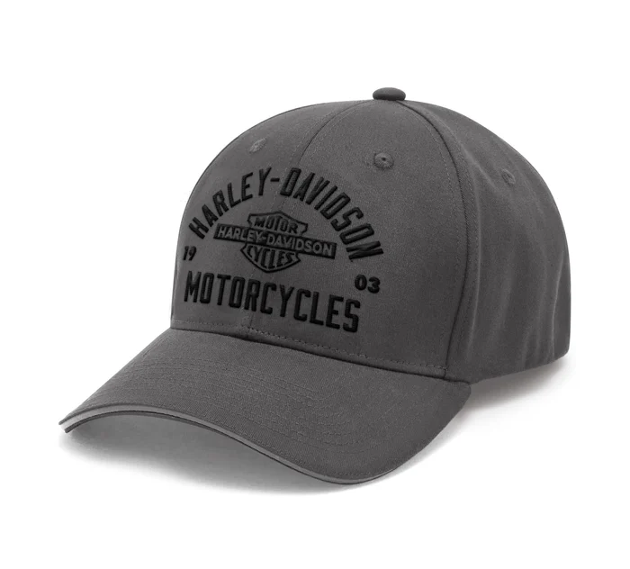 Apex Softail Stretch Fit Baseball Hat - Asphalt