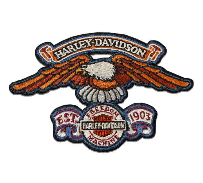 Eagle Freedom Machine Patch 6"