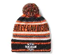 Harley-Davidson Stripe Pom Beanie