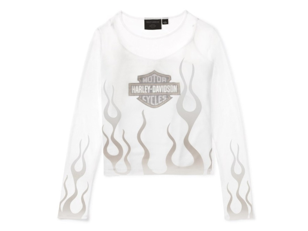 Flames For Days Mesh Top