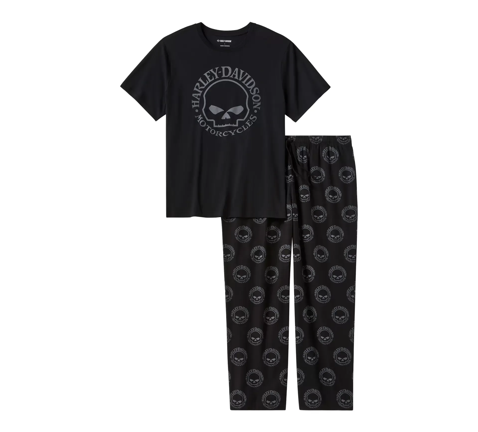 Willie G™ Skull Short Sleeve Pajama Set