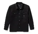 Racer Font Solid Shirt Jacket