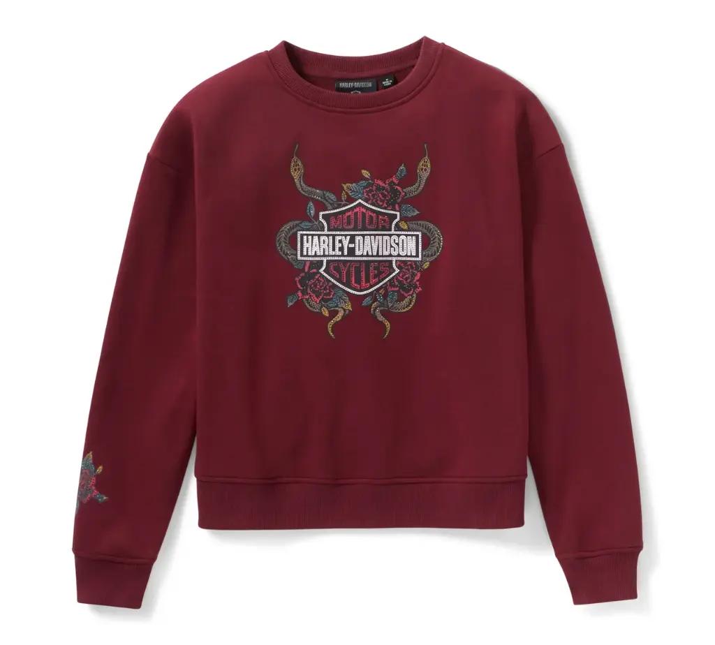 Serpent Rose Bling Fleece