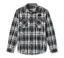 Willie G™ Skull Plaid Long Sleeve Shirt