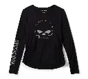 Willie G™ Skull Long Sleeve Raglan Top
