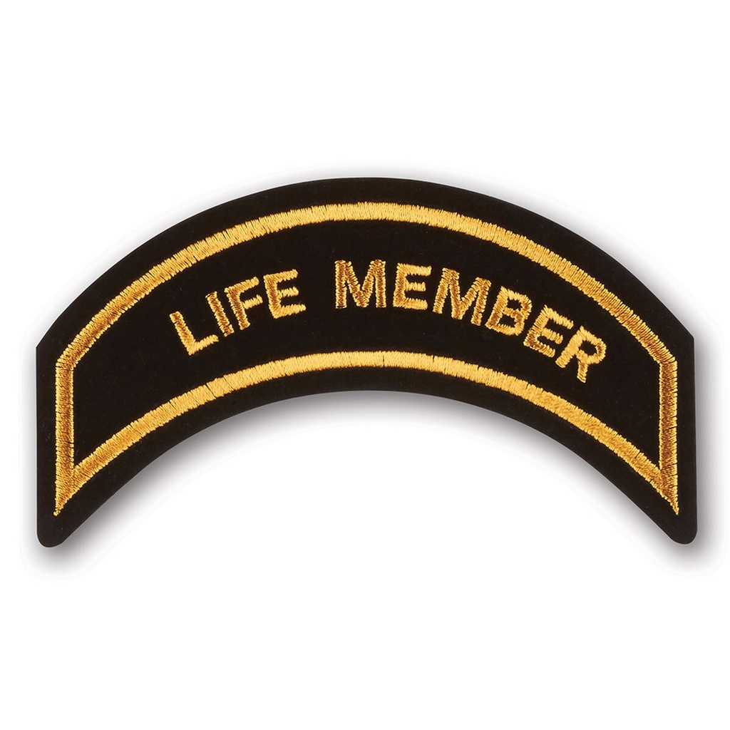 Small Life Member Patch
