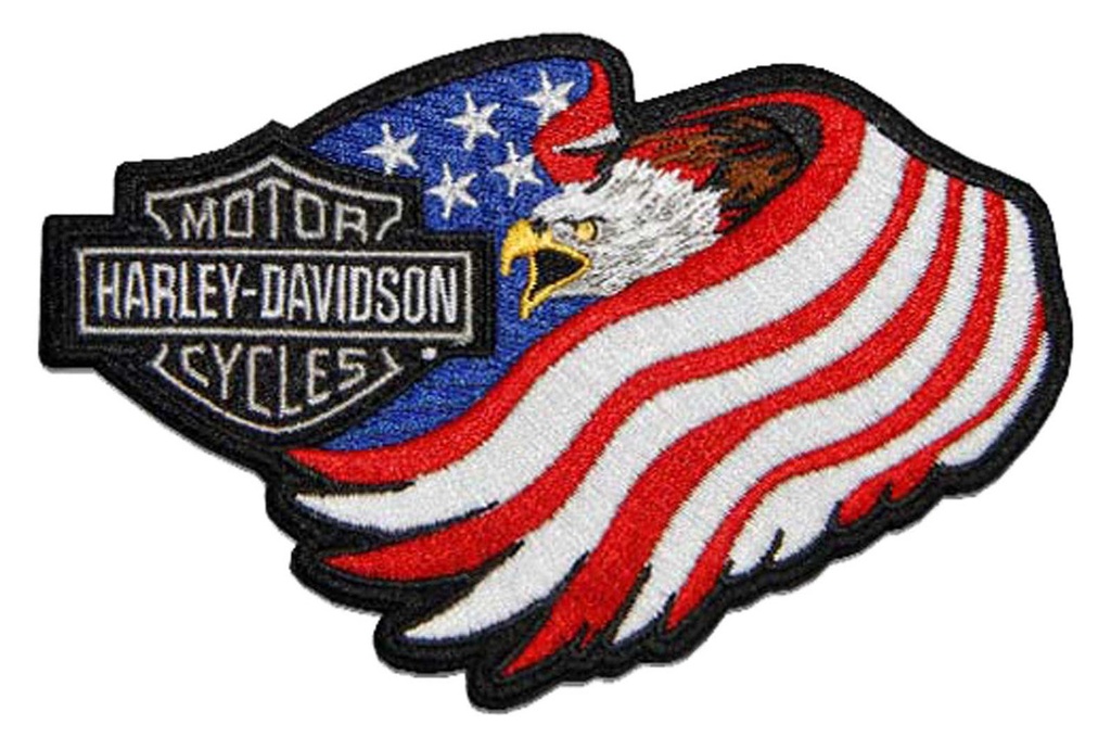 5" Eagle Flag Patch