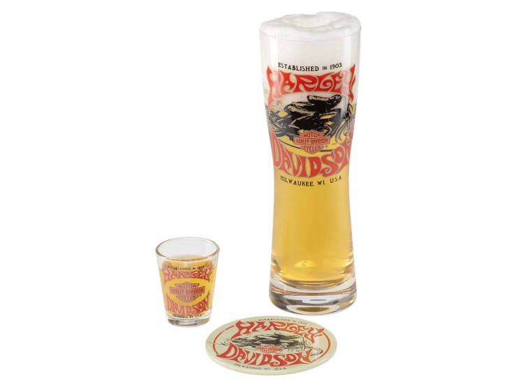 1970's Racer Pilsner / Shot Glass Gift (Set)