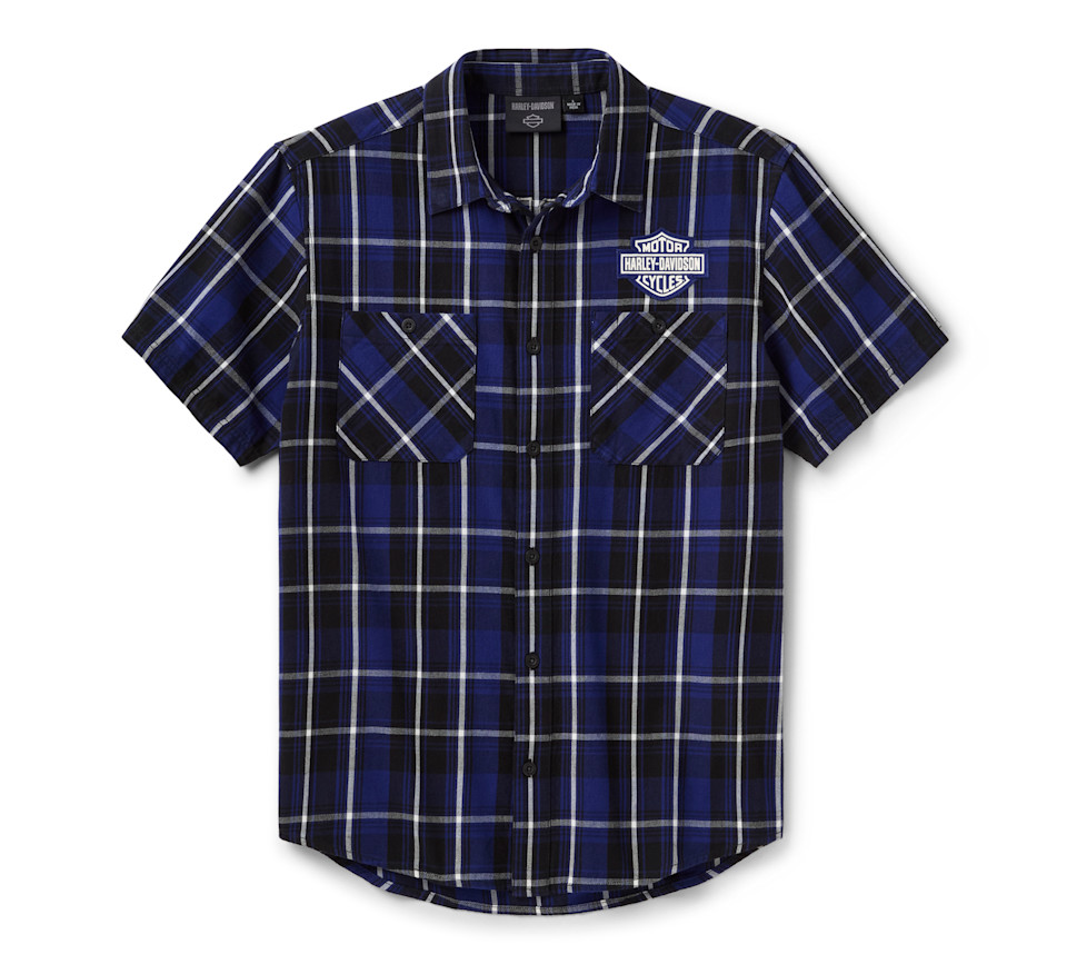 H-D® Essential Short Sleeve Plaid Shirt