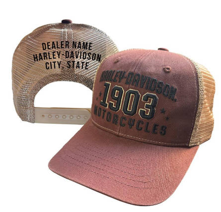 Greased Rust/Cream Hat 
