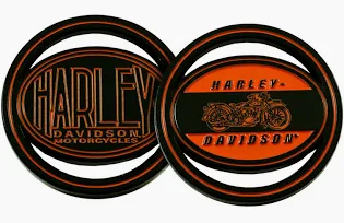 BLOCK HARLEY CUTOUT COIN
