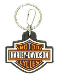 Bar and Shield Keychain