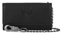EAGLE TRIFOLD TRUCKER WITH CHAIN BLACK