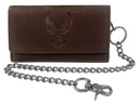 EAGLE TRIFOLD TRUCKER WITH CHAIN OLIVE