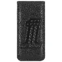#1 LEATHER MONEY CLIP BLACK
