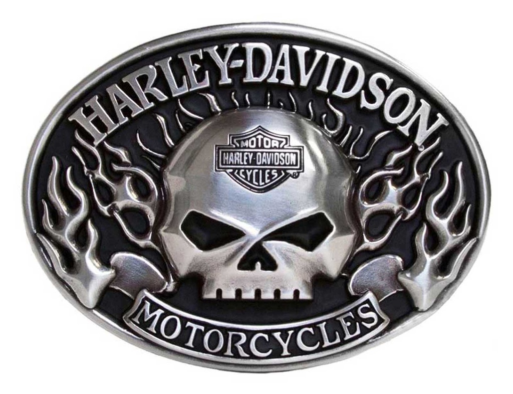 IMMUNITY SKULL BUCKLE NCKEL