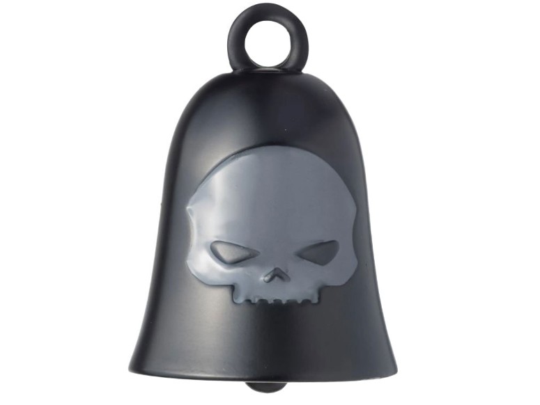 HD BLACK MATTE SKULL RIDE BELL