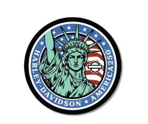 3” H-D A250 Statue of Liberty Patch