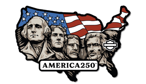 3.5” H-D A250 Mt. Rushmore Patch