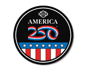 3” H-D A250 Patriotic Patch