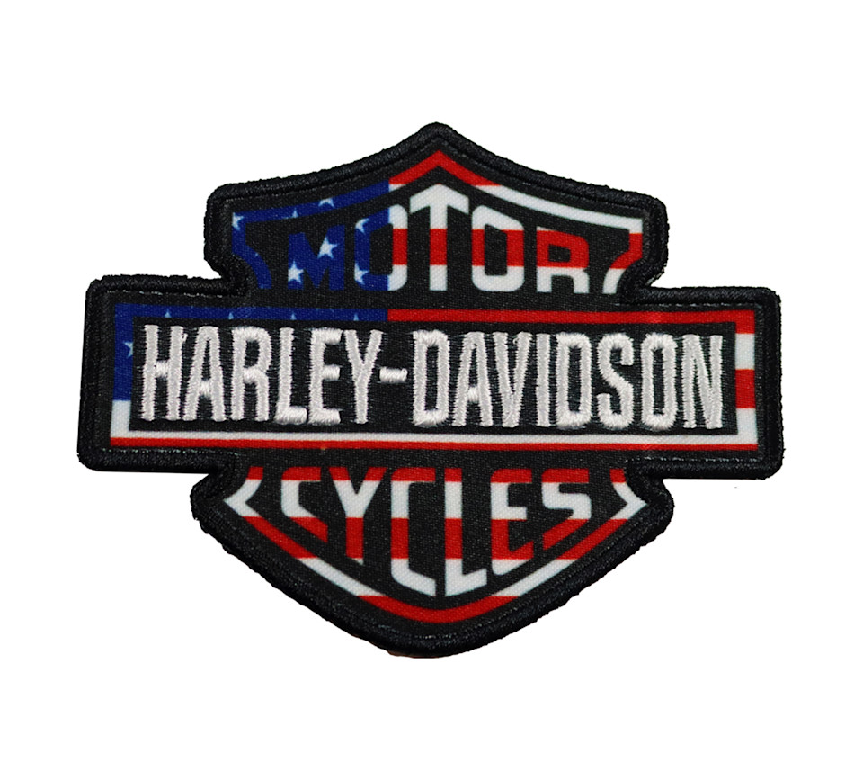 PATCH (3.5) Red, White, and Harley®