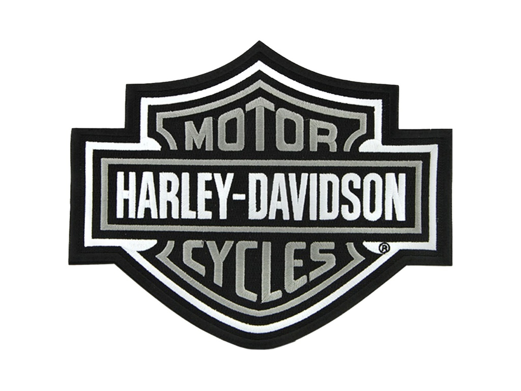 PATCH (9.25) B&W Bar & Shield Grey