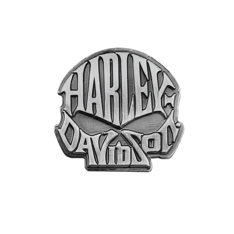 PIN Skull Text