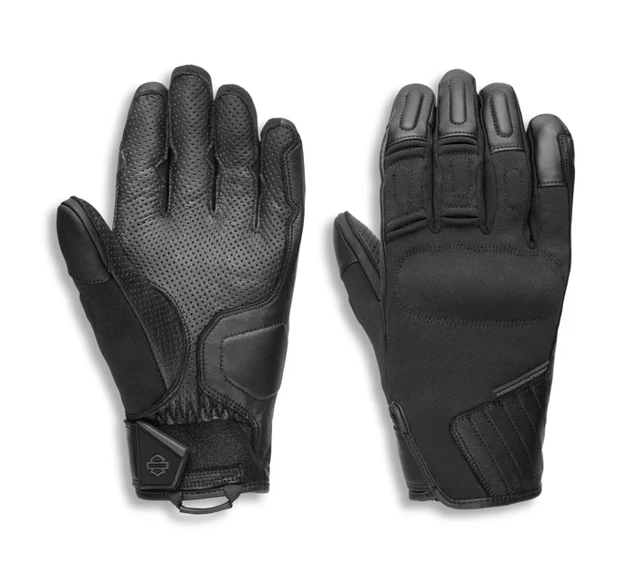 Men's H-D Brawler Full Finger Mixed Media Glove