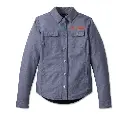 Women's Operative Riding Shirt Jacket - Peacoat
