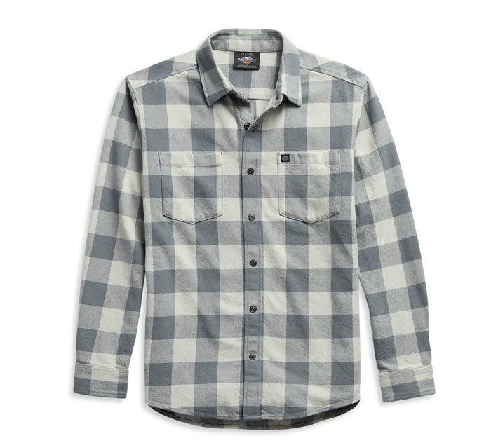 Men's #1 Logo Plaid Shirt