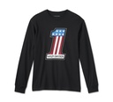 Men's #1 Racing Long Sleeve Tee - Black