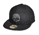 CAP - 5950, TONAL SKULL,BLK