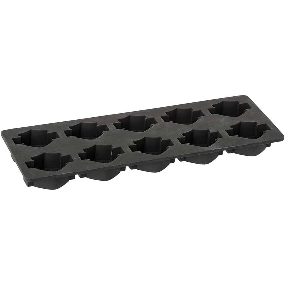 Core Bar & Shield Silicone Ice Cube Tray - Black