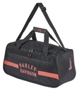 Rust Orange #1 Logo Sports Duffel Bag w/ Shoulder Strap Black